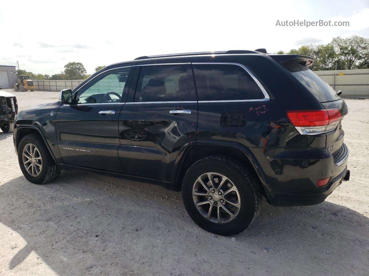 2014 Jeep Grand Cherokee Overland Черный vin: 1C4RJFCGXEC253218