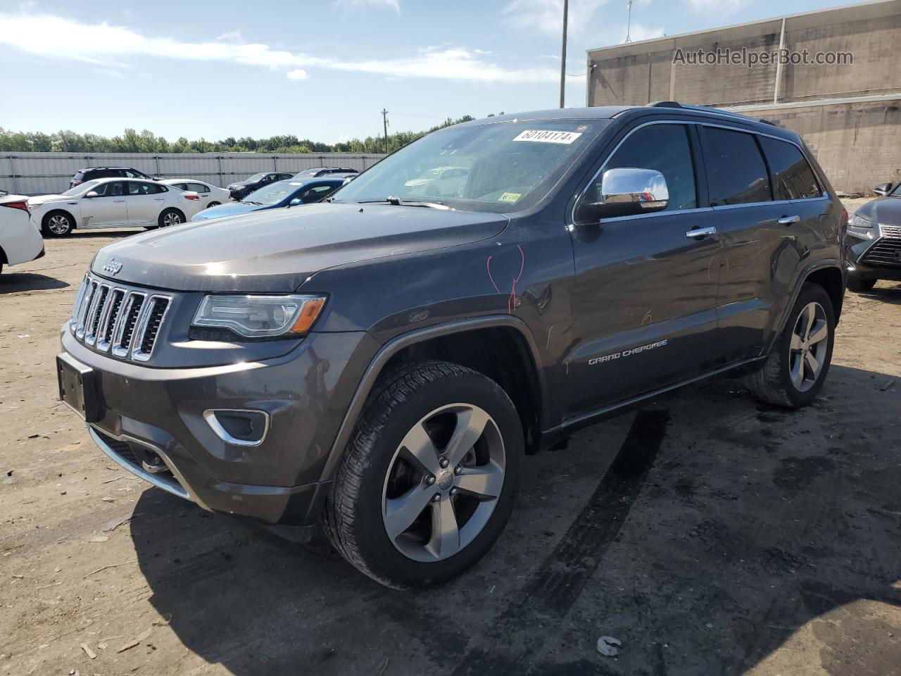 2014 Jeep Grand Cherokee Overland Черный vin: 1C4RJFCGXEC324272