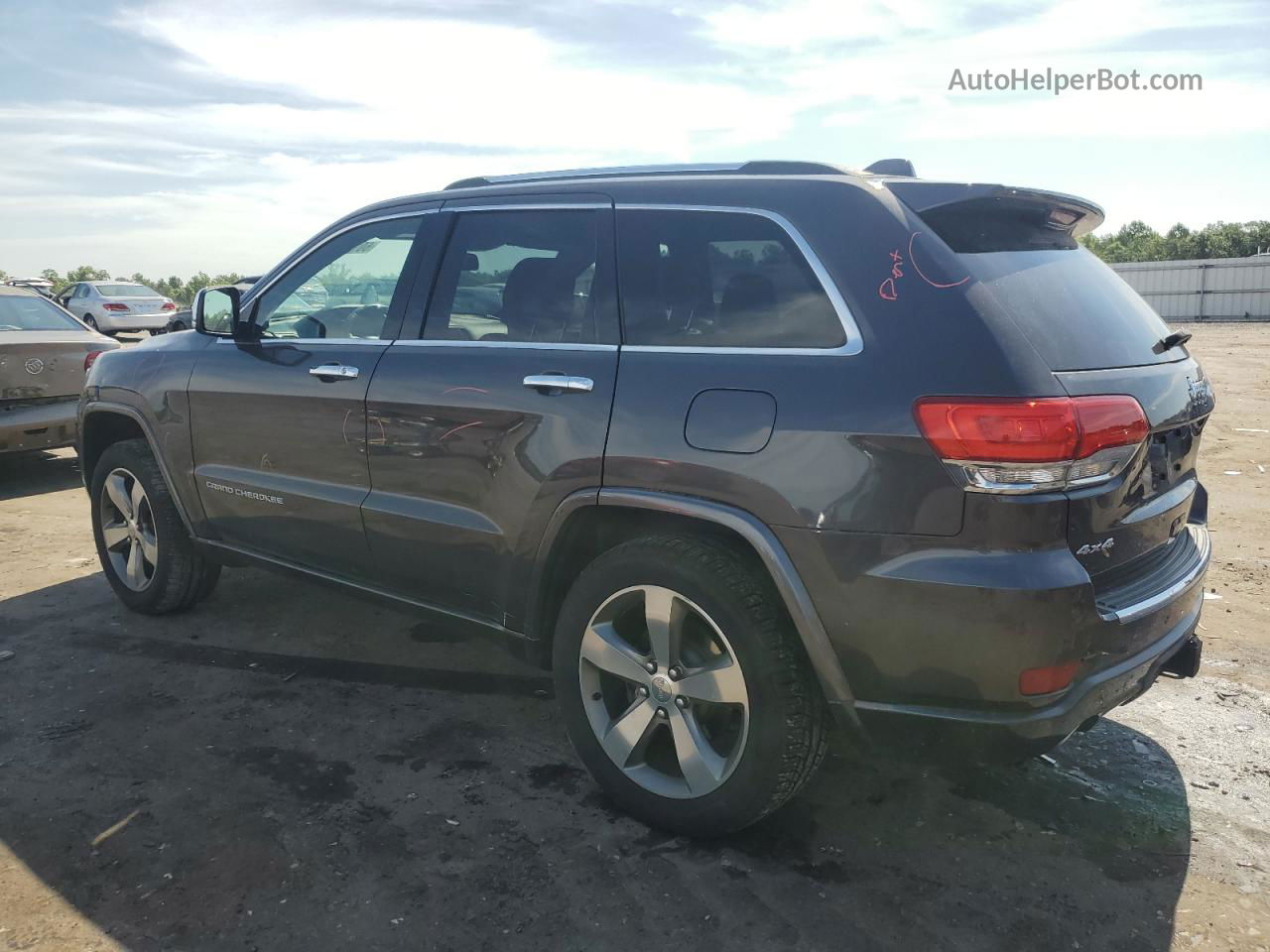 2014 Jeep Grand Cherokee Overland Black vin: 1C4RJFCGXEC324272