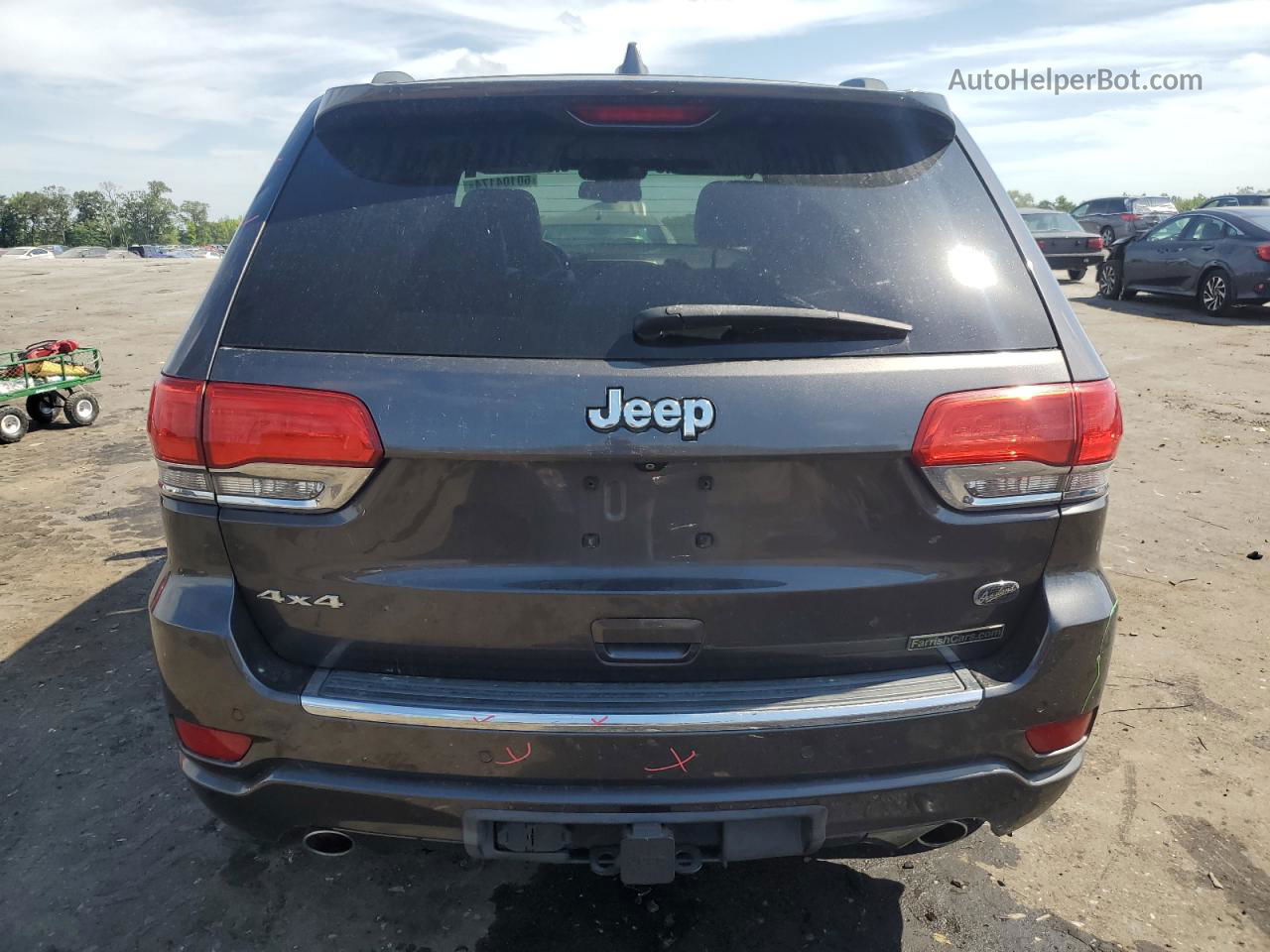 2014 Jeep Grand Cherokee Overland Black vin: 1C4RJFCGXEC324272