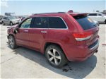 2014 Jeep Grand Cherokee Overland Red vin: 1C4RJFCGXEC335871