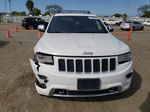 2014 Jeep Grand Cherokee Overland White vin: 1C4RJFCGXEC467478