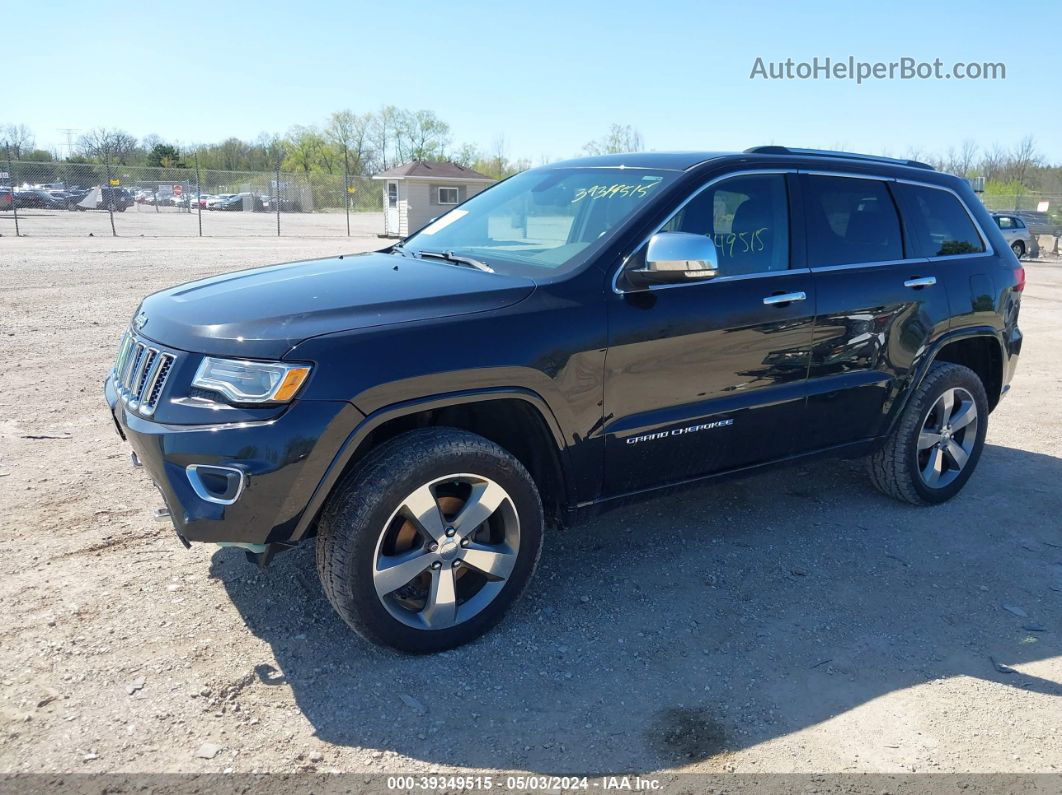 2015 Jeep Grand Cherokee Overland Black vin: 1C4RJFCGXFC166470