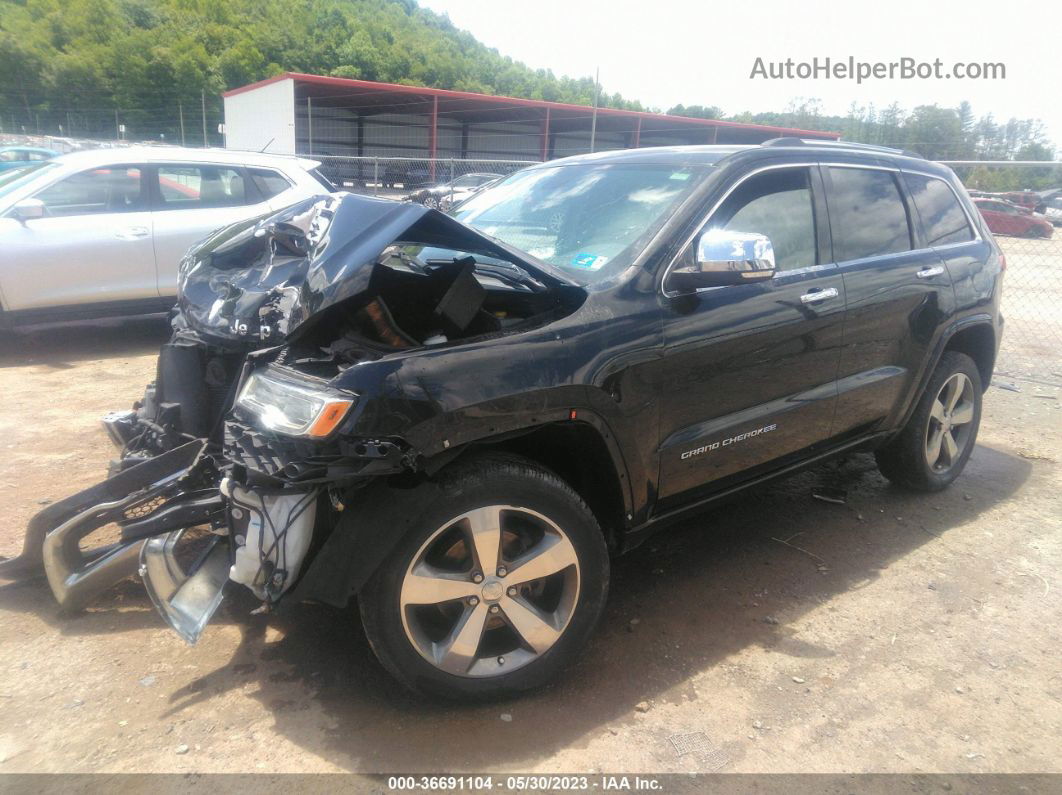 2015 Jeep Grand Cherokee Overland Black vin: 1C4RJFCGXFC173774