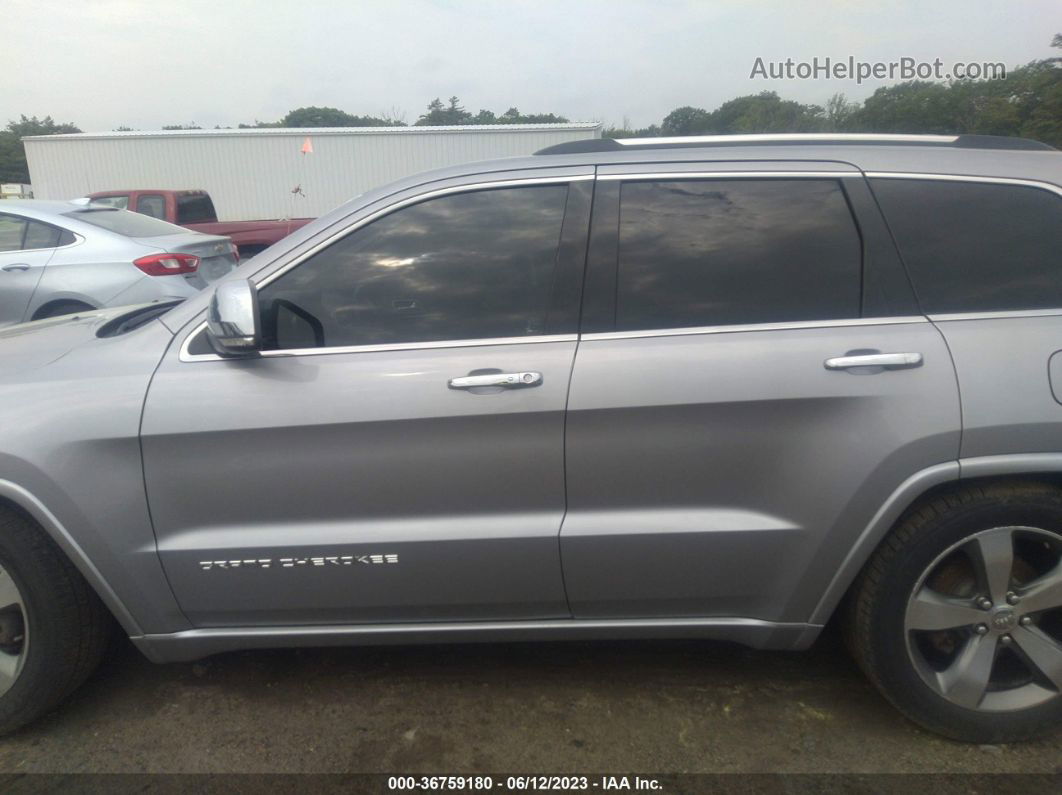 2015 Jeep Grand Cherokee Overland Серебряный vin: 1C4RJFCGXFC712815