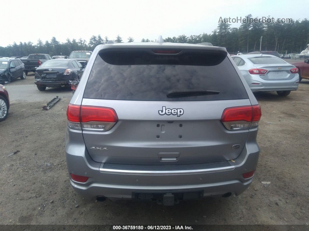 2015 Jeep Grand Cherokee Overland Silver vin: 1C4RJFCGXFC712815