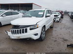 2015 Jeep Grand Cherokee Overland White vin: 1C4RJFCGXFC951166