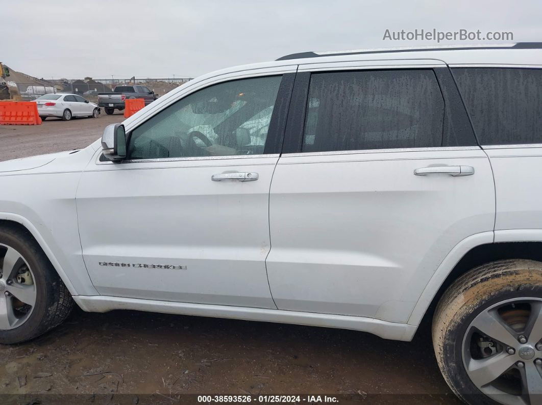 2015 Jeep Grand Cherokee Overland White vin: 1C4RJFCGXFC951166