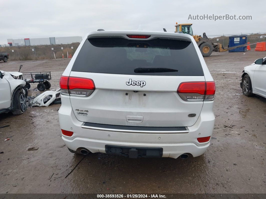 2015 Jeep Grand Cherokee Overland White vin: 1C4RJFCGXFC951166