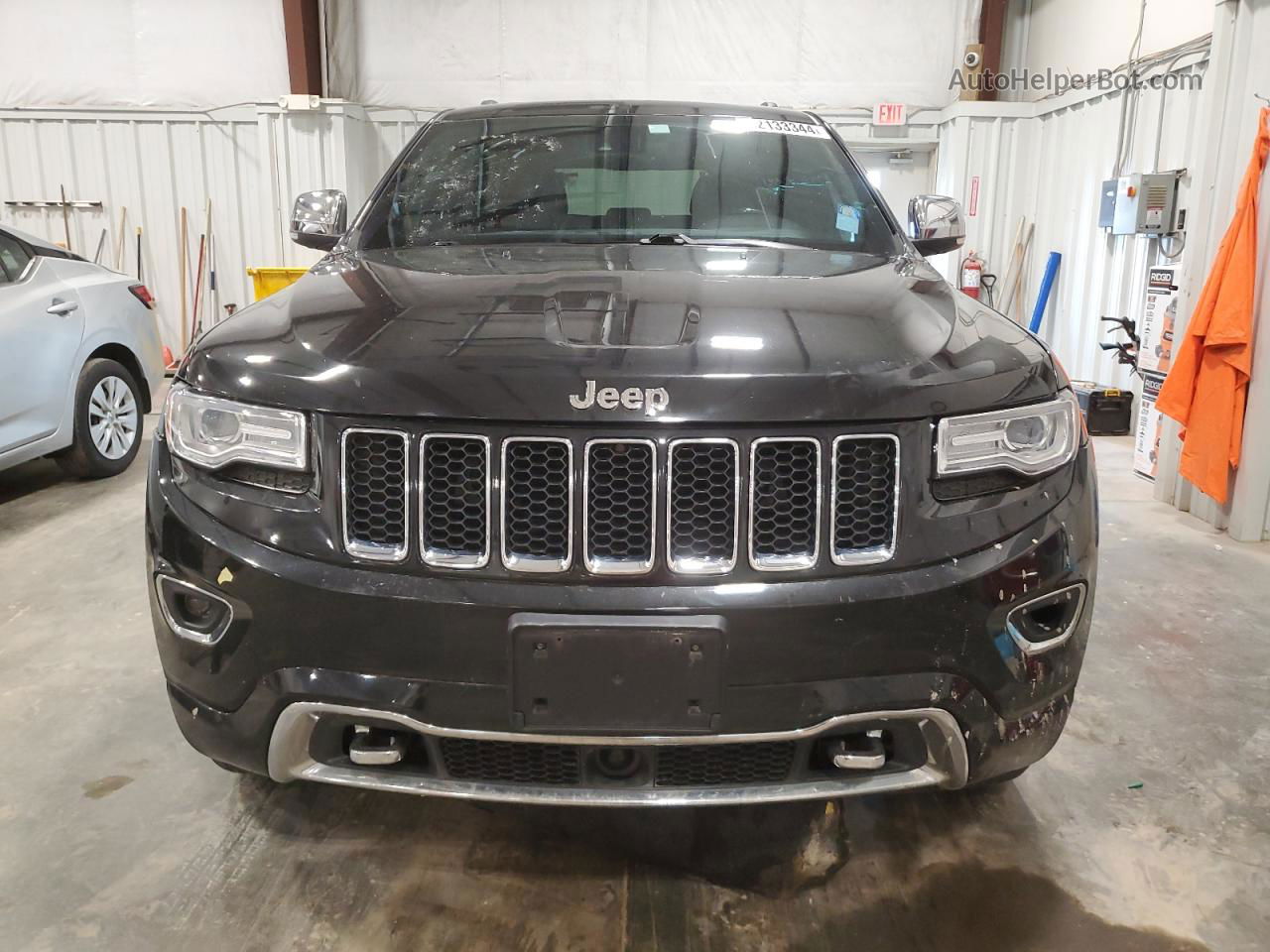 2014 Jeep Grand Cherokee Overland Black vin: 1C4RJFCM2EC417034