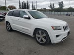 2014 Jeep Grand Cherokee Overland White vin: 1C4RJFCM2EC417535