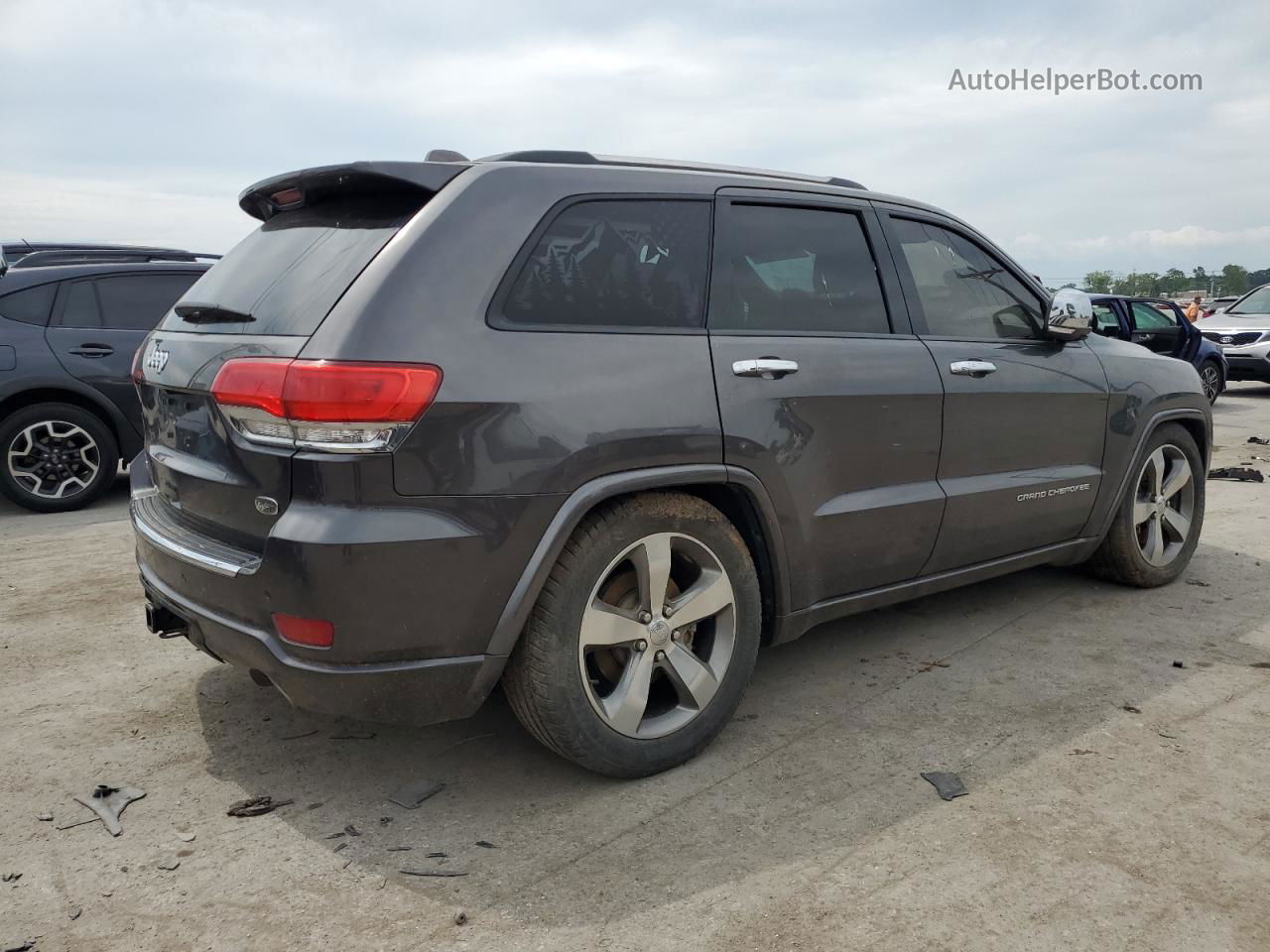 2014 Jeep Grand Cherokee Overland Gray vin: 1C4RJFCM4EC298404