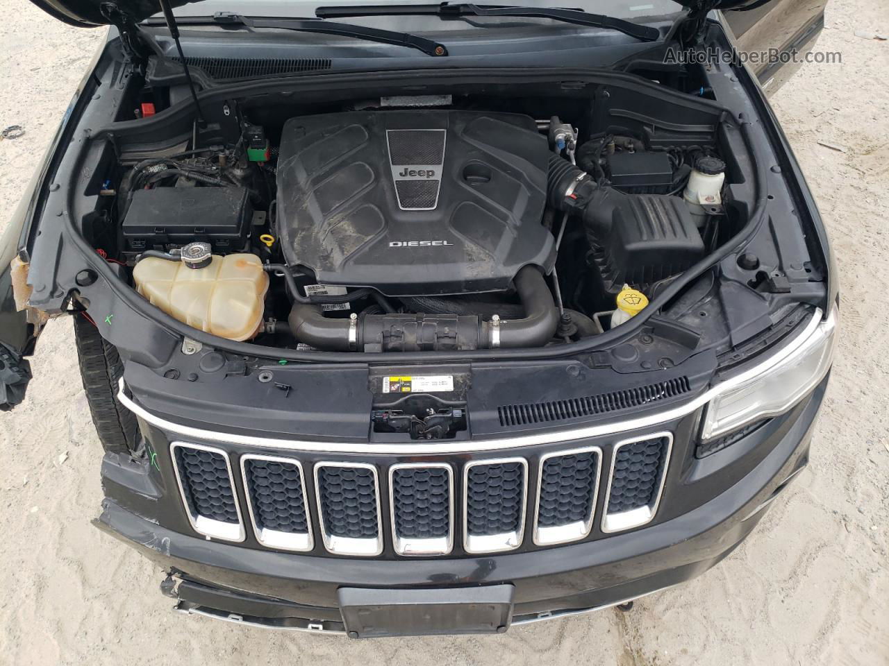 2014 Jeep Grand Cherokee Overland Черный vin: 1C4RJFCM4EC315864