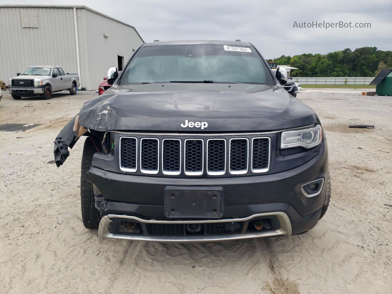 2014 Jeep Grand Cherokee Overland Black vin: 1C4RJFCM4EC315864