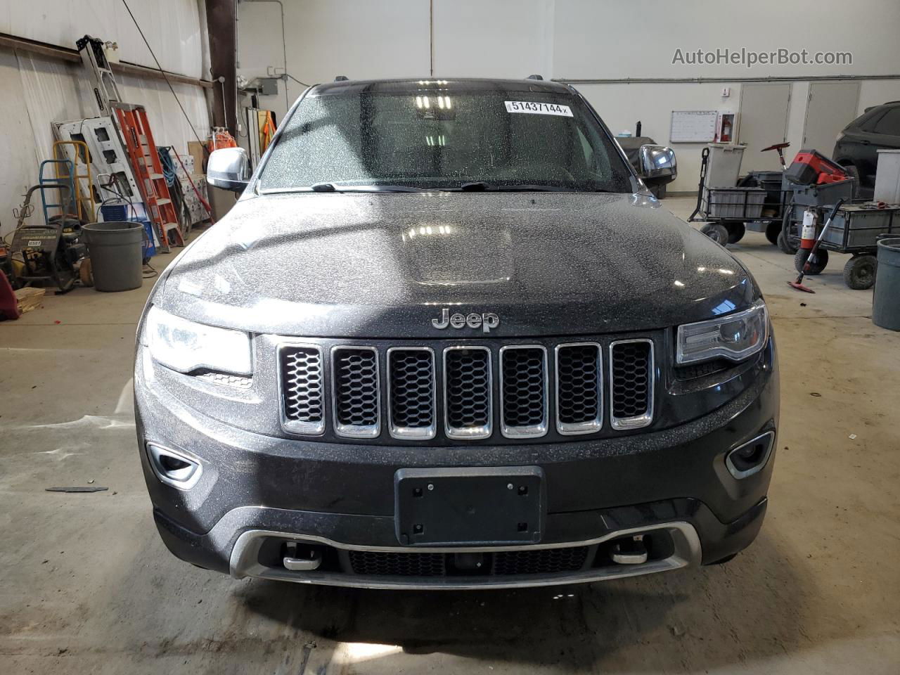 2014 Jeep Grand Cherokee Overland Black vin: 1C4RJFCM4EC318893