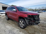 2014 Jeep Grand Cherokee Overland Burgundy vin: 1C4RJFCM8EC422996