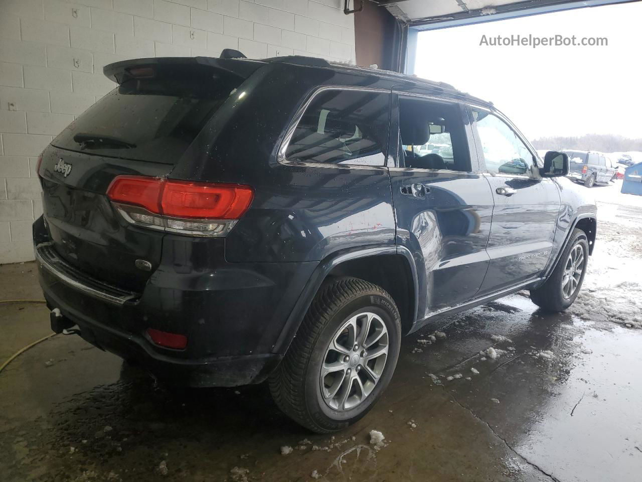 2014 Jeep Grand Cherokee Overland Синий vin: 1C4RJFCM9EC476081