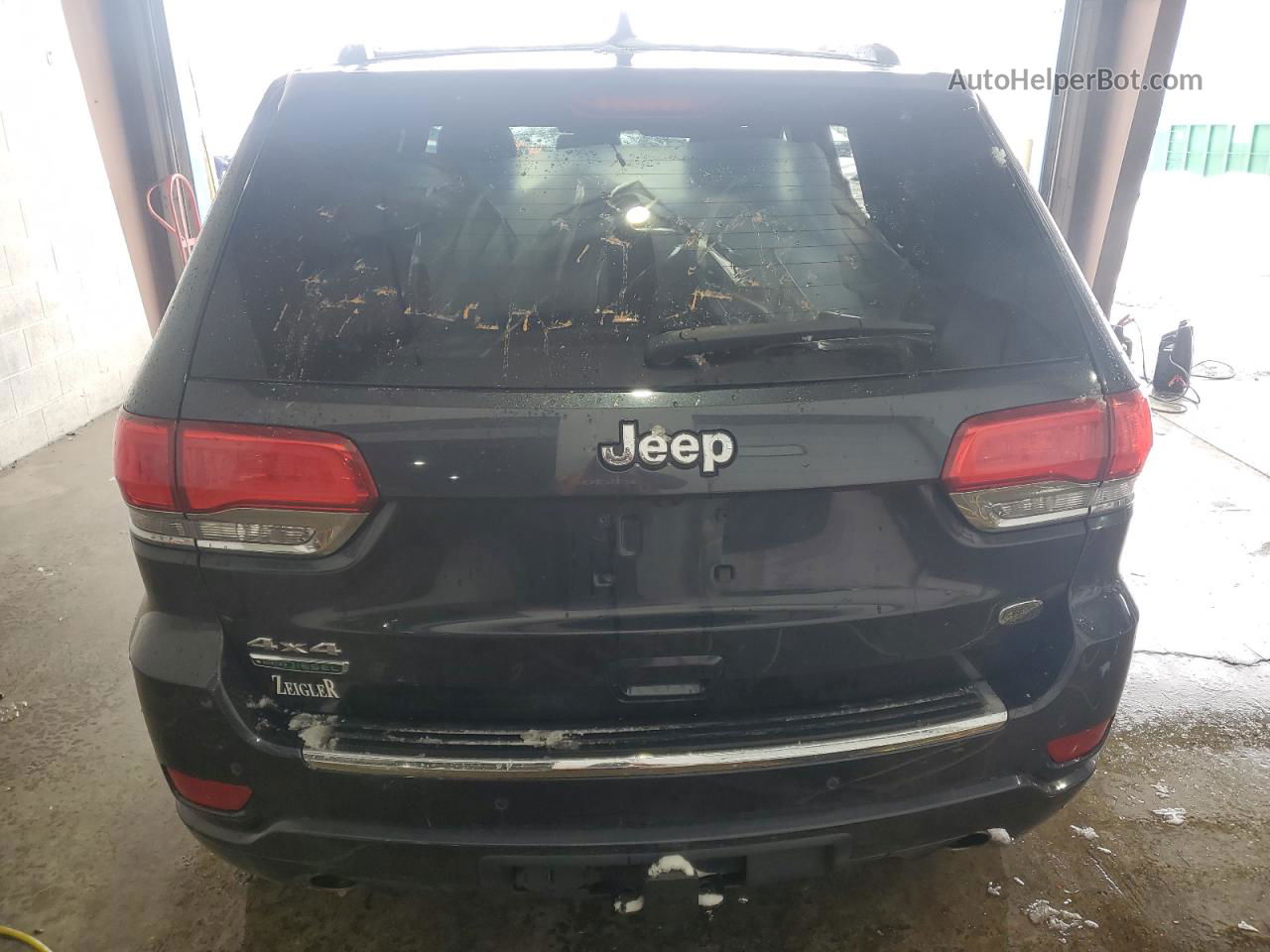 2014 Jeep Grand Cherokee Overland Синий vin: 1C4RJFCM9EC476081