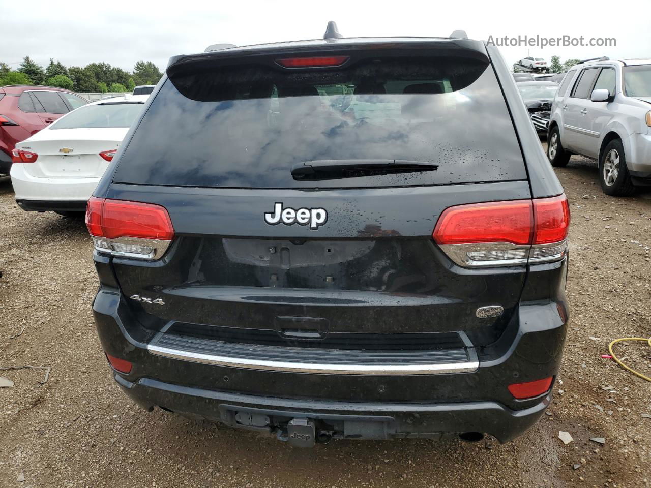 2014 Jeep Grand Cherokee Overland Black vin: 1C4RJFCT0EC357889