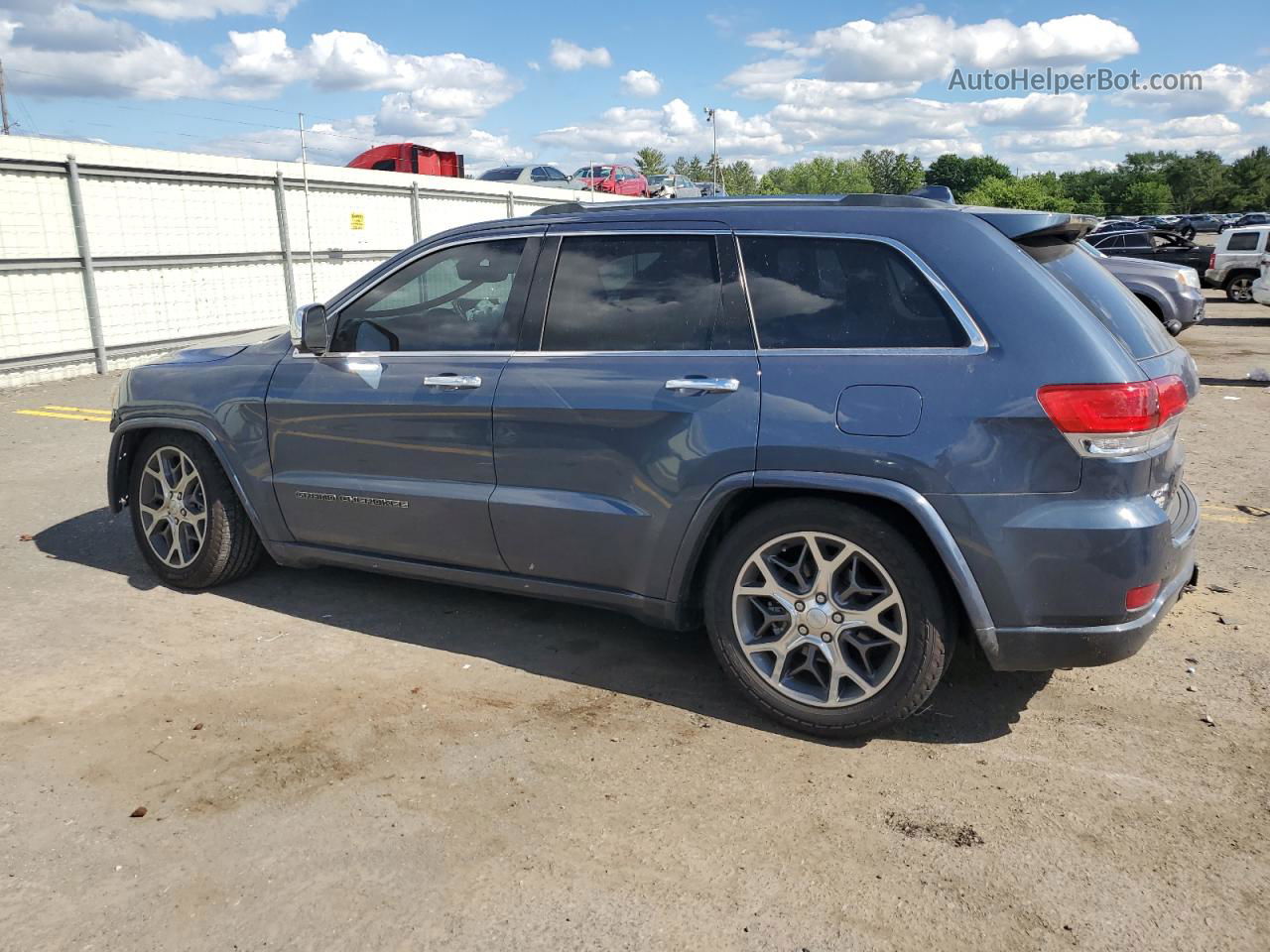 2021 Jeep Grand Cherokee Overland Blue vin: 1C4RJFCT0MC533659