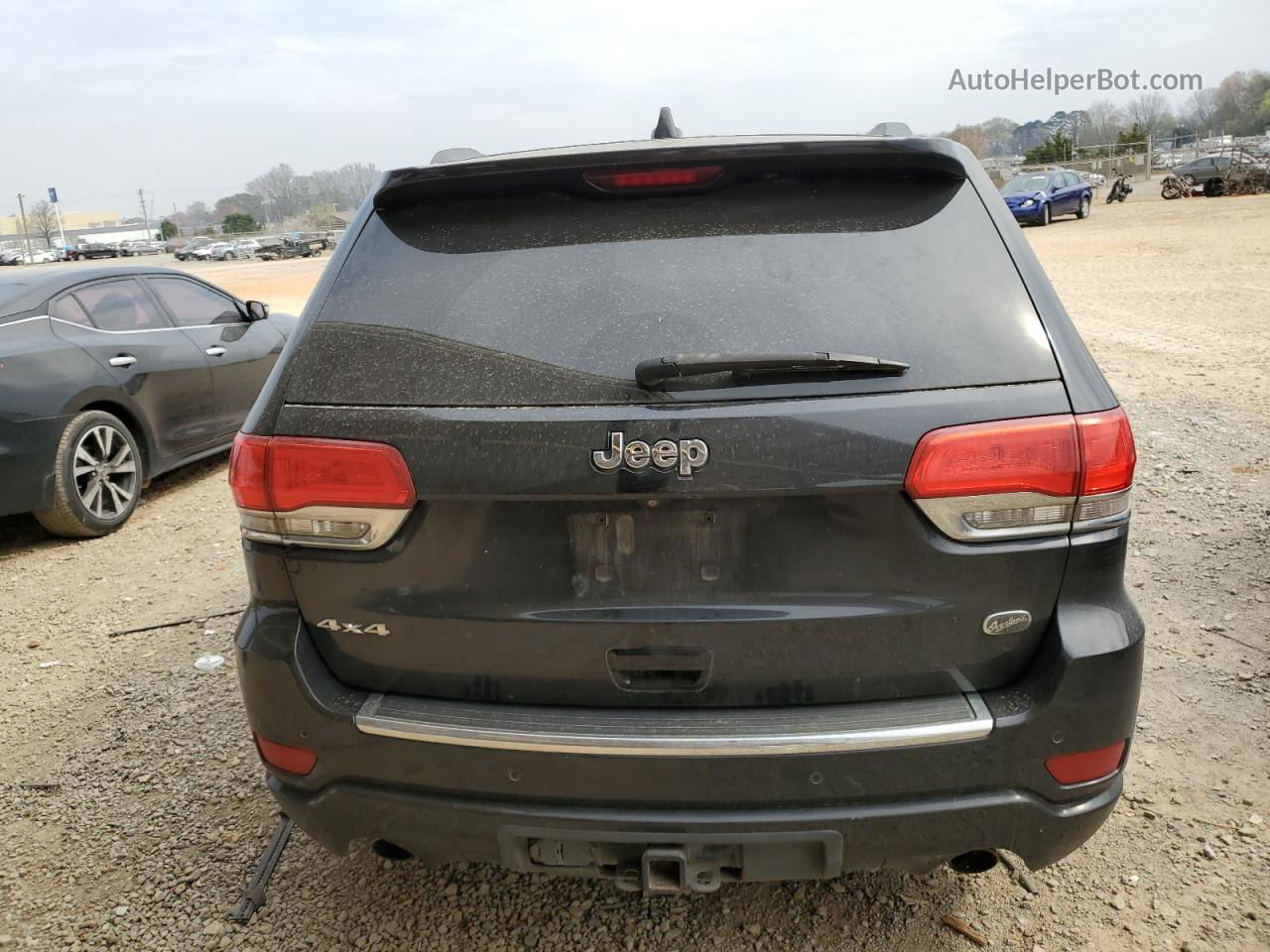 2014 Jeep Grand Cherokee Overland Black vin: 1C4RJFCT2EC105870