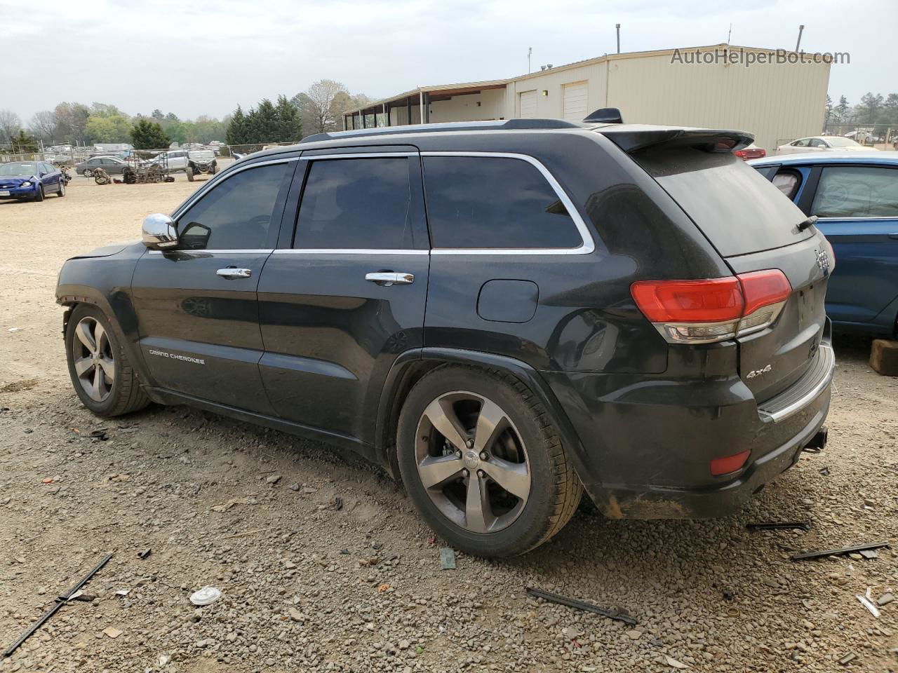 2014 Jeep Grand Cherokee Overland Black vin: 1C4RJFCT2EC105870