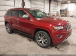 2015 Jeep Grand Cherokee Overland Red vin: 1C4RJFCT2FC215237