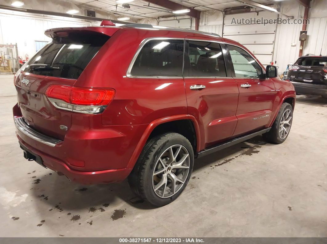 2015 Jeep Grand Cherokee Overland Red vin: 1C4RJFCT2FC215237