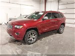 2015 Jeep Grand Cherokee Overland Red vin: 1C4RJFCT2FC215237