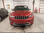 2015 Jeep Grand Cherokee Overland Red vin: 1C4RJFCT2FC215237