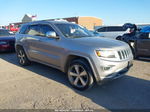 2015 Jeep Grand Cherokee Overland Silver vin: 1C4RJFCT2FC661825