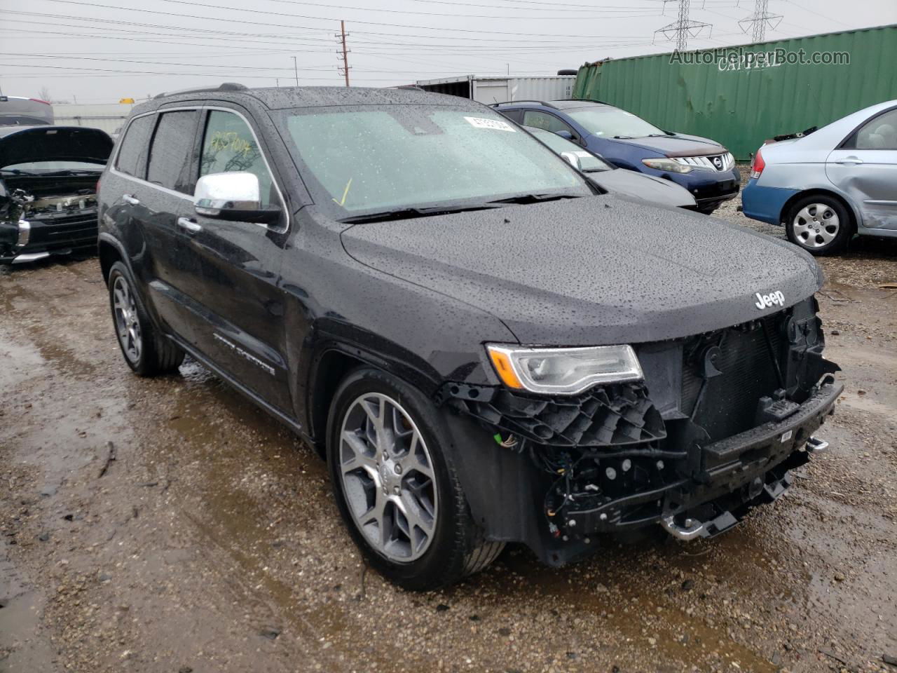 2019 Jeep Grand Cherokee Overland Фиолетовый vin: 1C4RJFCT2KC655632