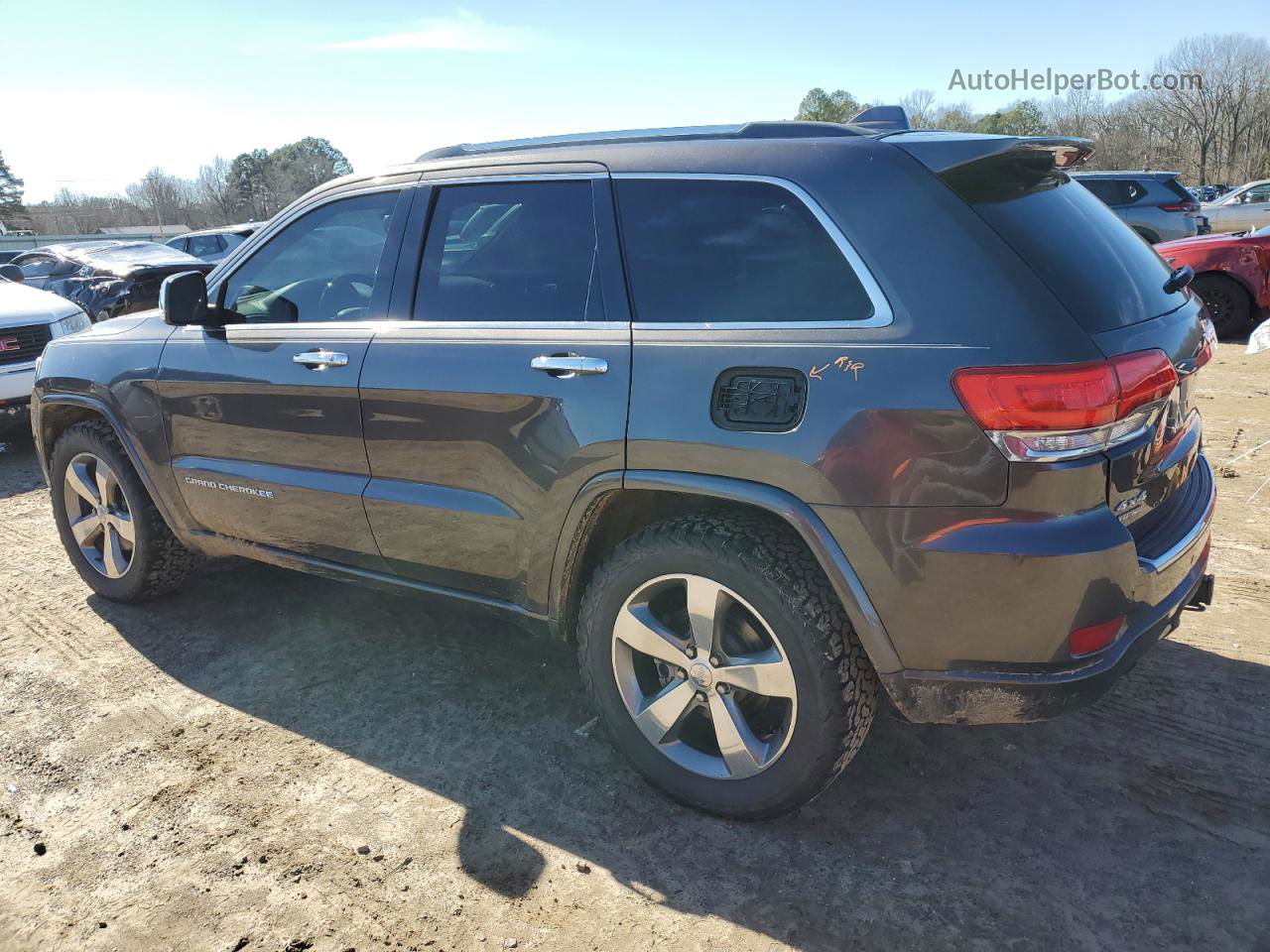 2014 Jeep Grand Cherokee Overland Gray vin: 1C4RJFCT3EC264610