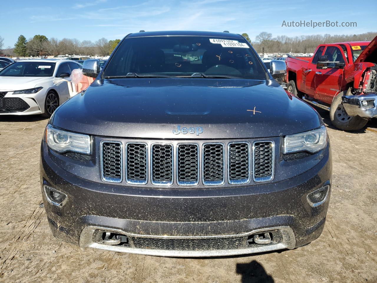 2014 Jeep Grand Cherokee Overland Gray vin: 1C4RJFCT3EC264610