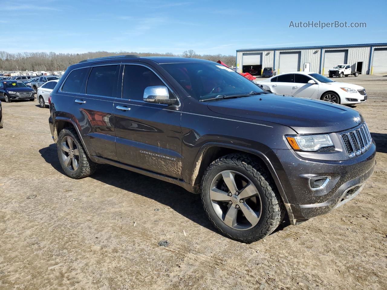 2014 Jeep Grand Cherokee Overland Gray vin: 1C4RJFCT3EC264610