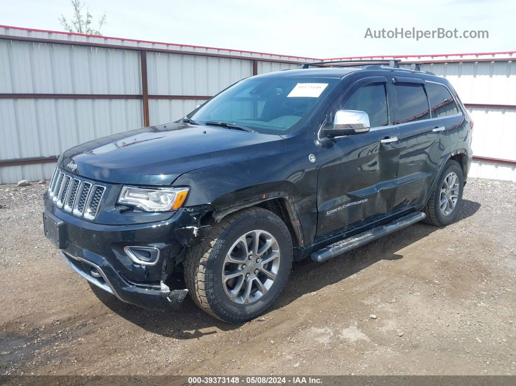 2015 Jeep Grand Cherokee Overland Black vin: 1C4RJFCT3FC880048