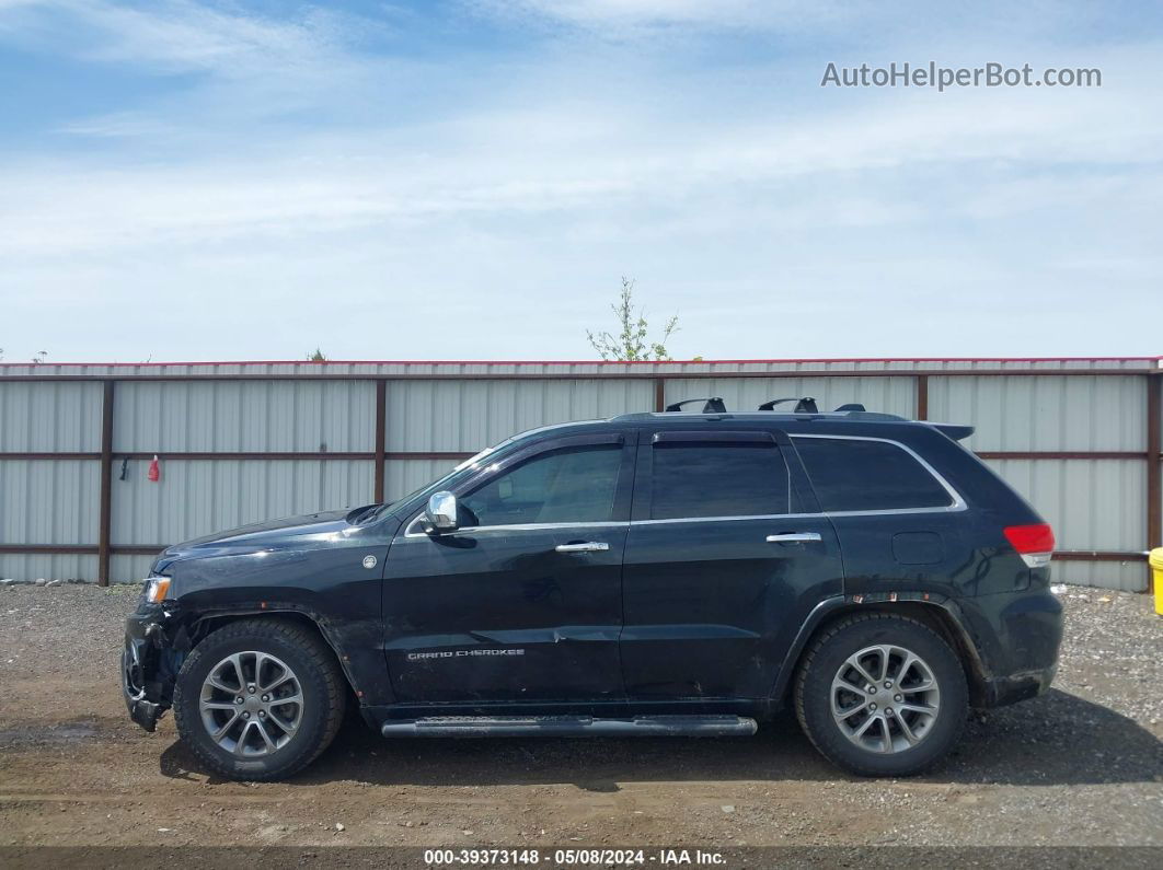 2015 Jeep Grand Cherokee Overland Black vin: 1C4RJFCT3FC880048