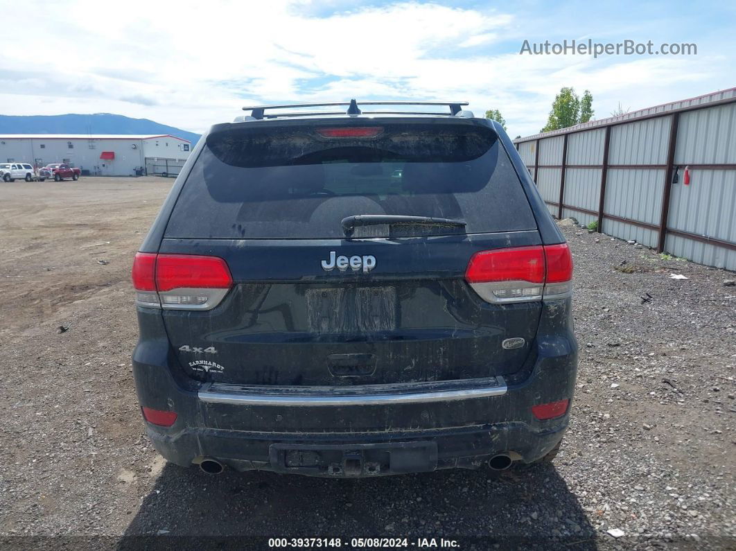 2015 Jeep Grand Cherokee Overland Black vin: 1C4RJFCT3FC880048