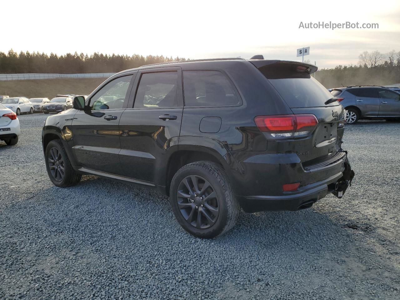 2019 Jeep Grand Cherokee Overland Black vin: 1C4RJFCT5KC834912