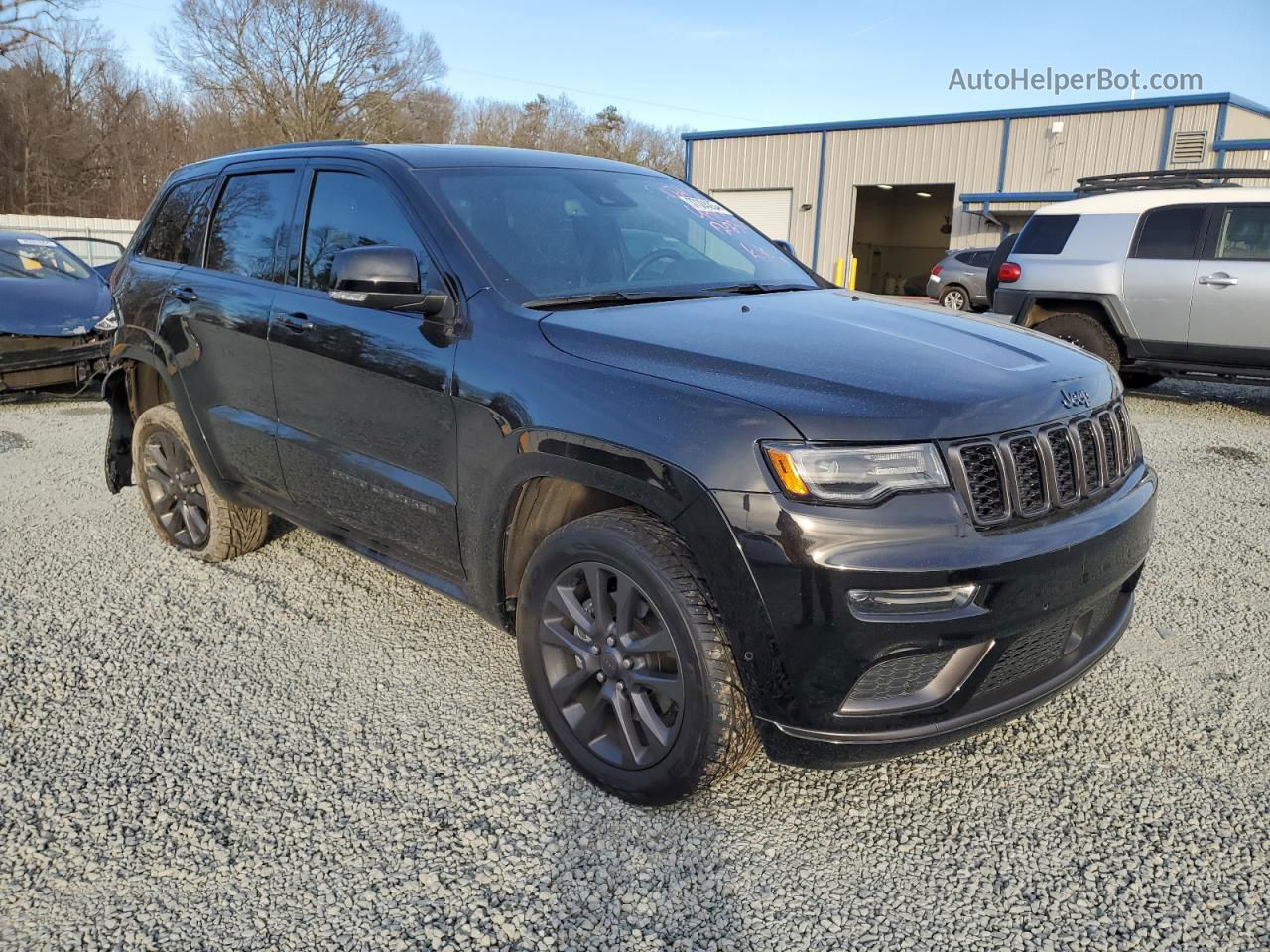 2019 Jeep Grand Cherokee Overland Black vin: 1C4RJFCT5KC834912