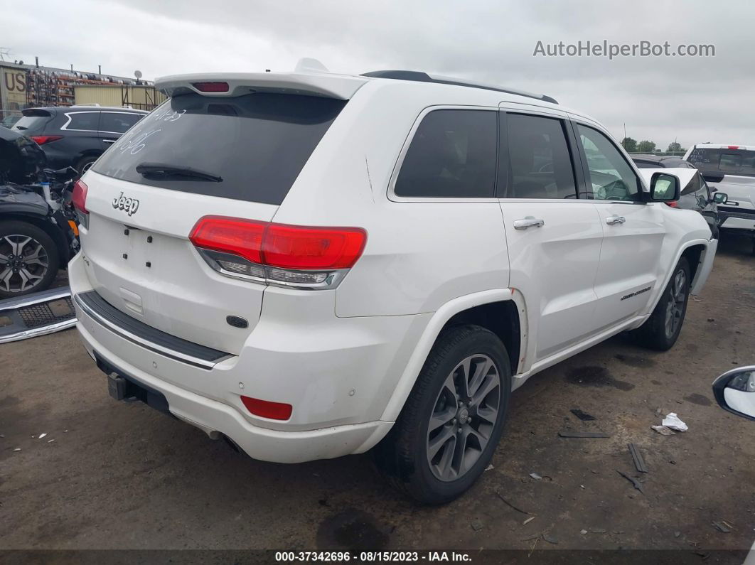 2017 Jeep Grand Cherokee Overland White vin: 1C4RJFCT6HC610606