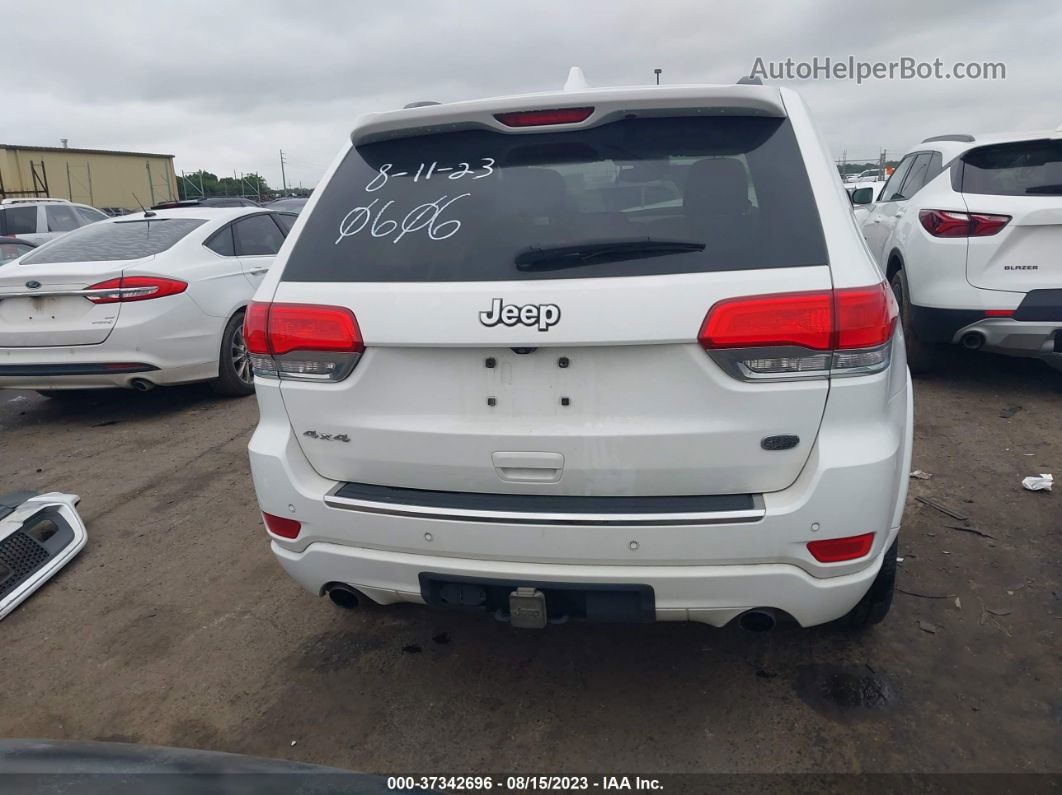 2017 Jeep Grand Cherokee Overland White vin: 1C4RJFCT6HC610606