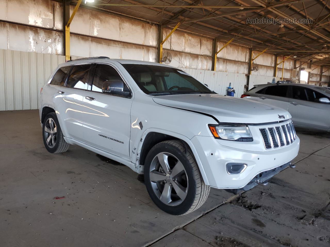 2014 Jeep Grand Cherokee Overland Белый vin: 1C4RJFCT7EC190916