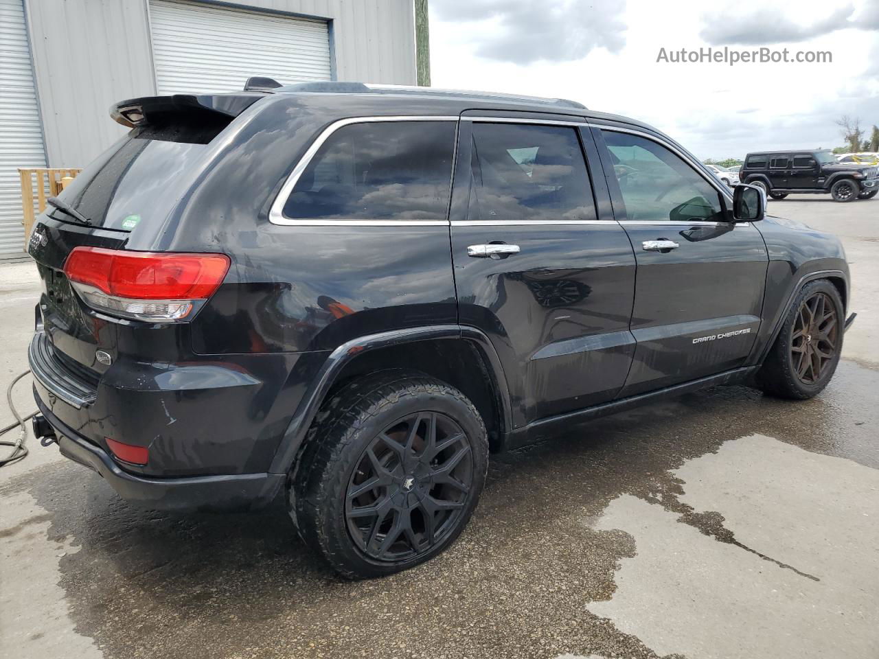 2014 Jeep Grand Cherokee Overland Black vin: 1C4RJFCT7EC264688