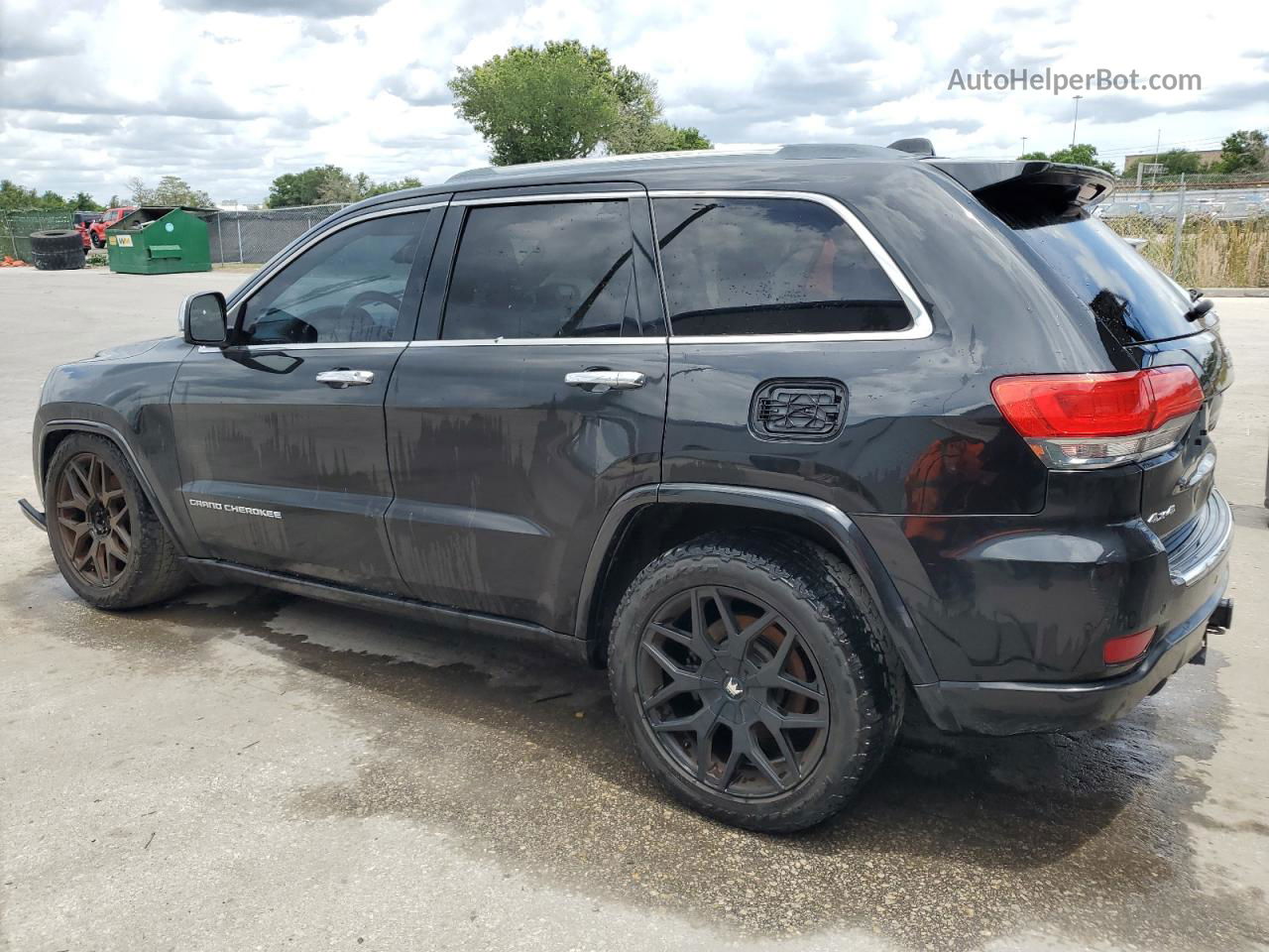 2014 Jeep Grand Cherokee Overland Black vin: 1C4RJFCT7EC264688