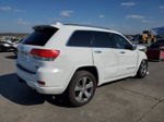 2014 Jeep Grand Cherokee Overland White vin: 1C4RJFCTXEC105227