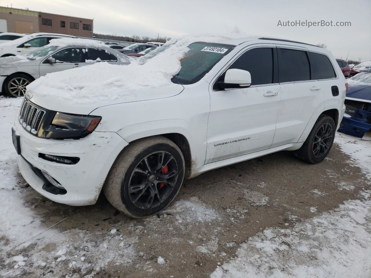 2014 Jeep Grand Cherokee Srt-8 White vin: 1C4RJFDJ0EC265212