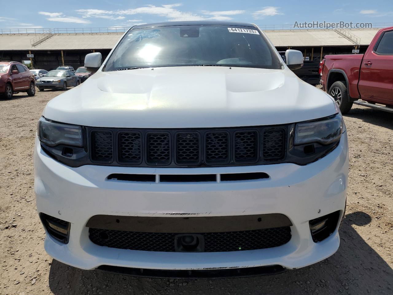 2014 Jeep Grand Cherokee Srt-8 White vin: 1C4RJFDJ0EC367724