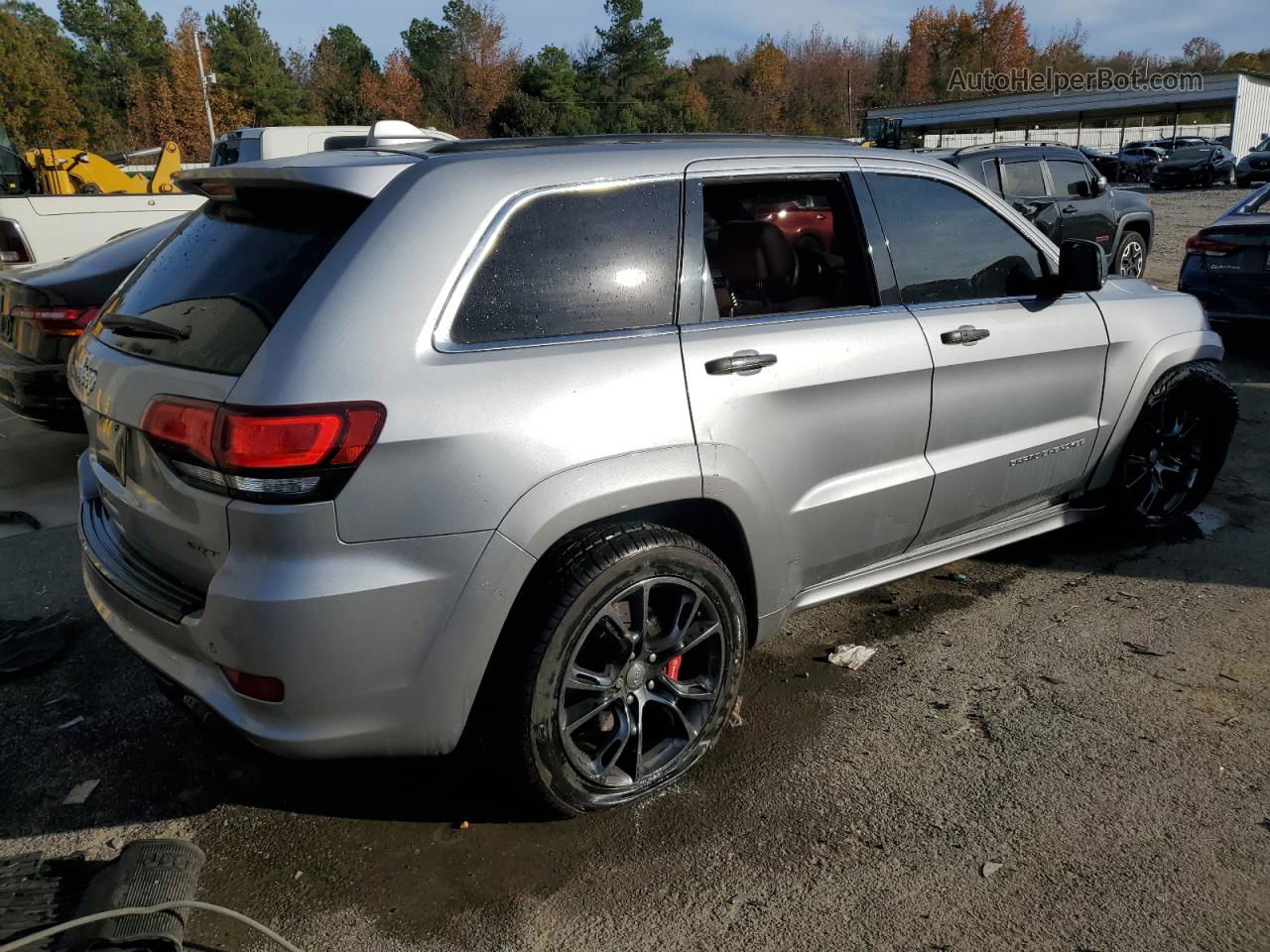 2014 Jeep Grand Cherokee Srt-8 Silver vin: 1C4RJFDJ0EC395247