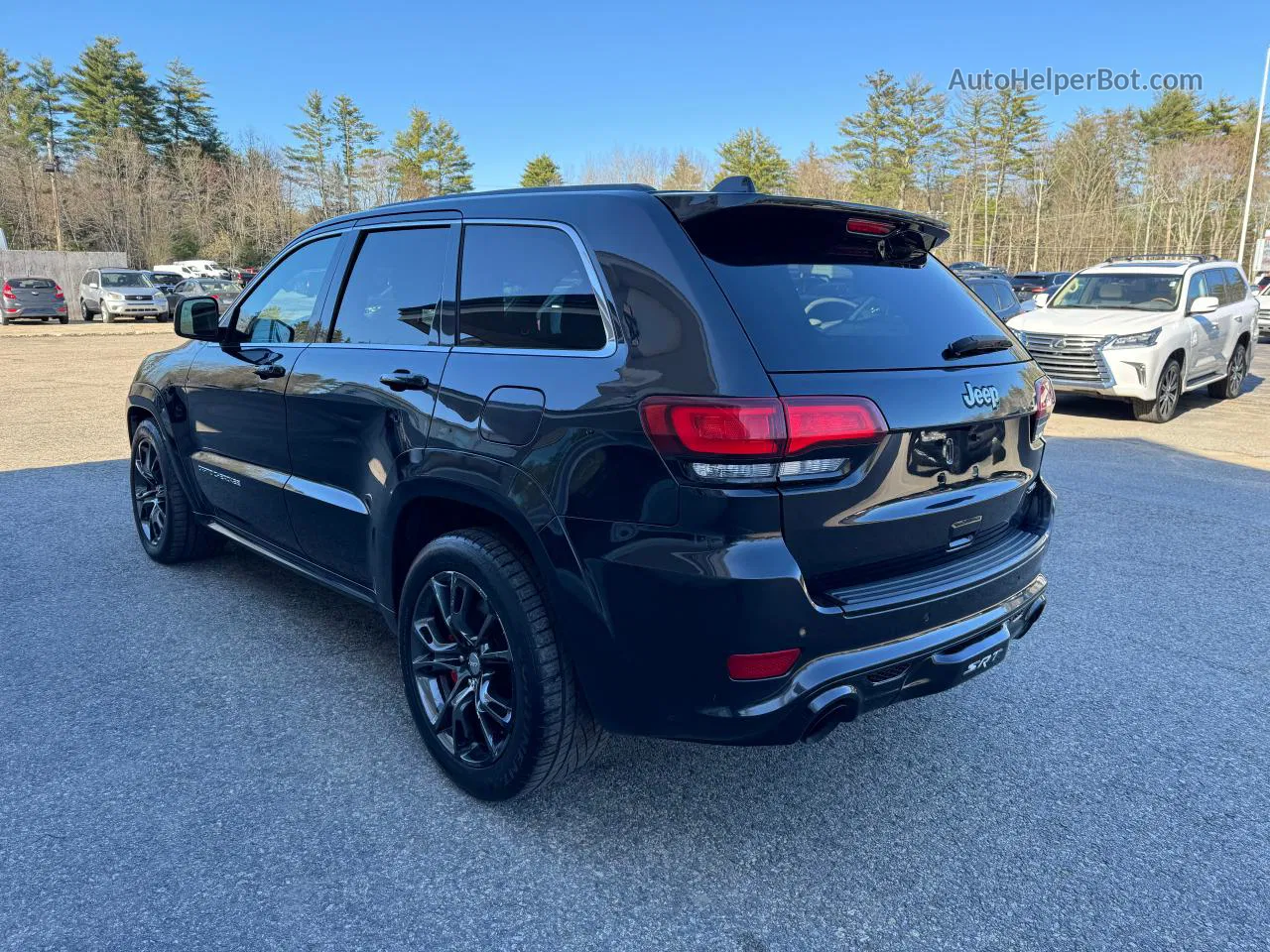 2014 Jeep Grand Cherokee Srt-8 Black vin: 1C4RJFDJ1EC448716